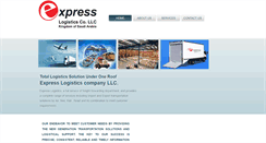 Desktop Screenshot of expresslogistics-sa.com
